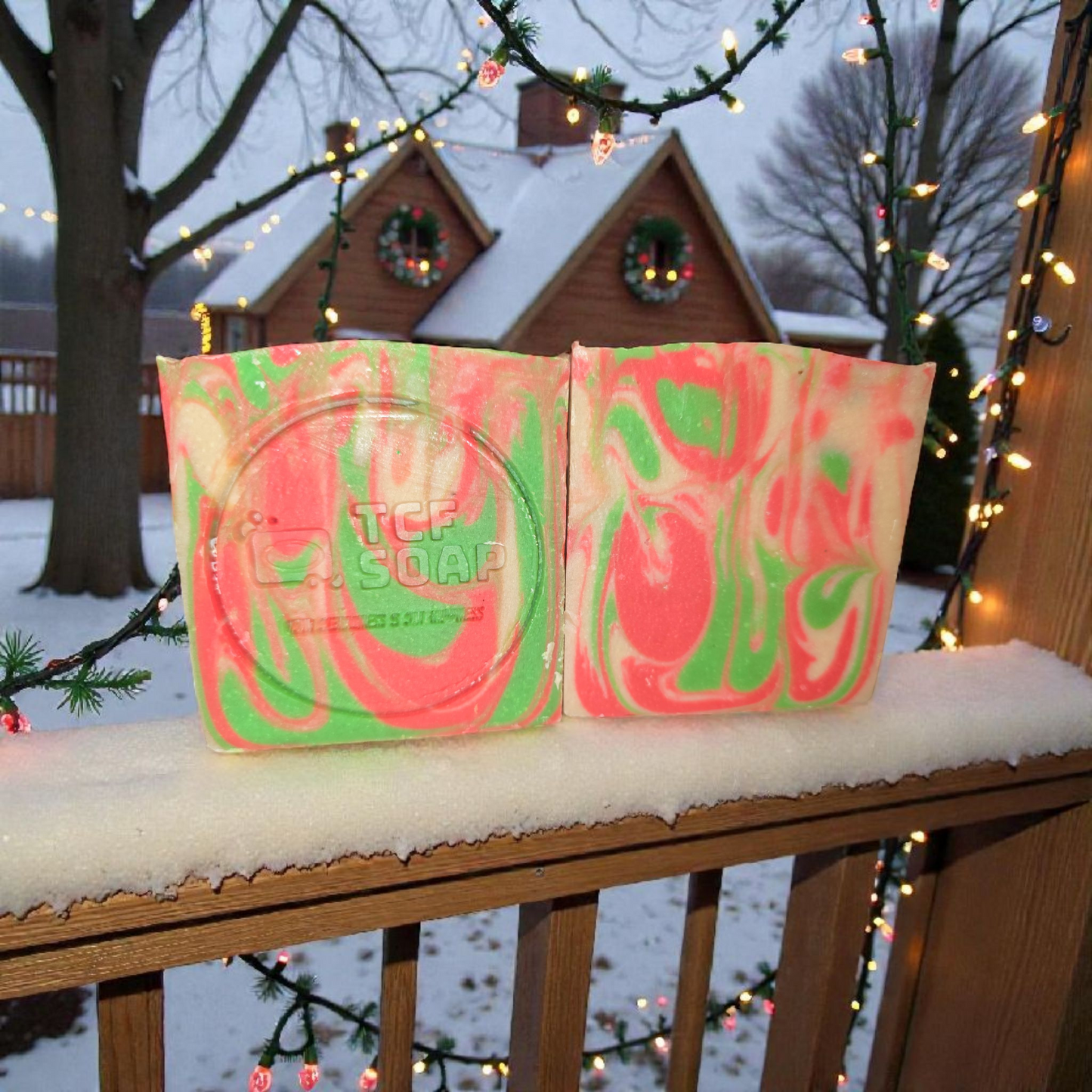 Christmas Cottage Goat Milk Tallow Barππ