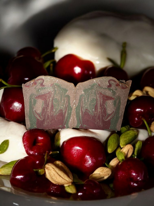 Spumoni (Cherry, Pistachio, Vanilla) (A TCF Creation)