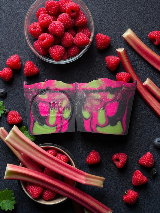 Sugar Berry & Rhubarb Pumice/Grit Bar (Medium)